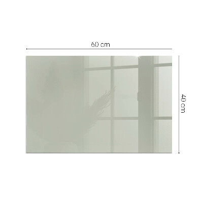 Glass fire hearth rectangular Color Gray-green