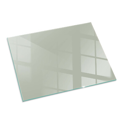 Glass fire hearth rectangular Color Gray-green