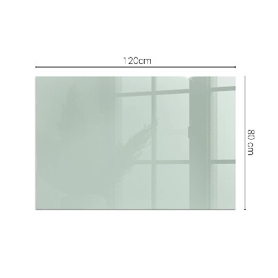 Corner glass hearth rectangular Color Light green