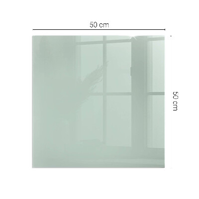 Corner glass hearth rectangular Color Light green