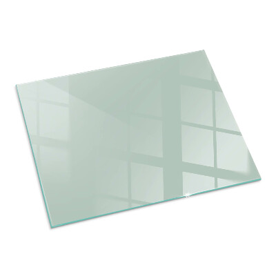 Corner glass hearth rectangular Color Light green
