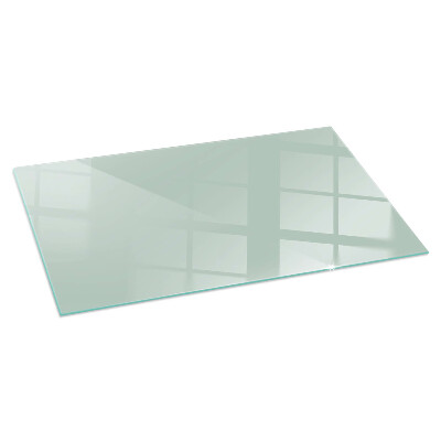 Corner glass hearth rectangular Color Light green