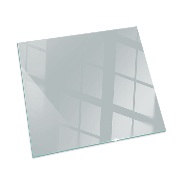 Glass fire hearth rectangular Color Gray