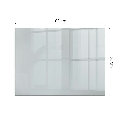 Glass fire hearth rectangular Color Gray