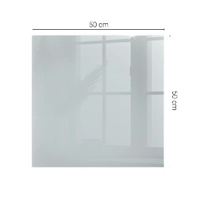 Glass fire hearth rectangular Color Gray