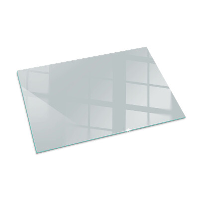 Glass fire hearth rectangular Color Gray