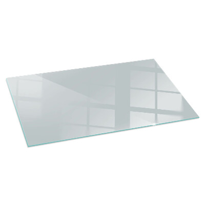 Glass fire hearth rectangular Color Gray