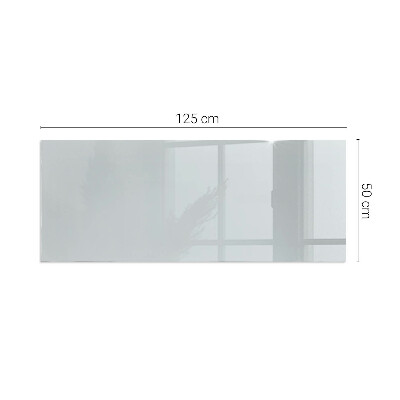 Glass fire hearth rectangular Color Gray