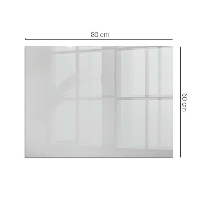 Glass fire hearth rectangular Color Gray