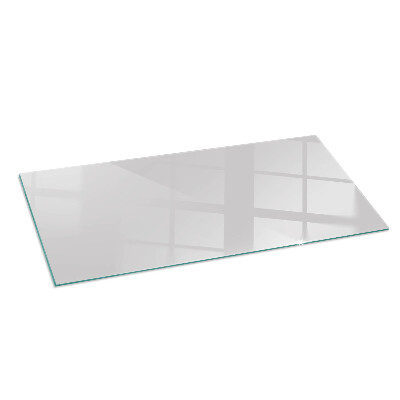 Glass fire hearth rectangular Color Gray