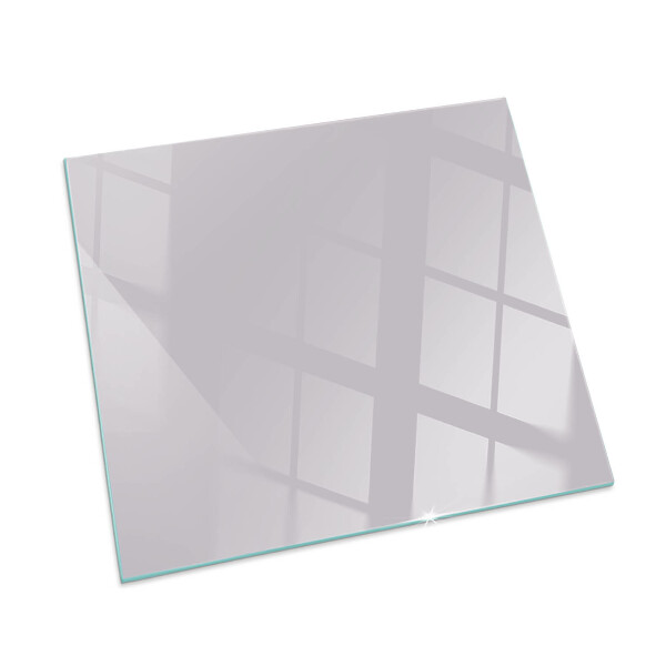 Glass fire hearth rectangular Color Light purple