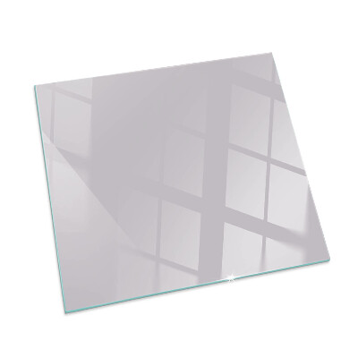 Glass fire hearth rectangular Color Light purple
