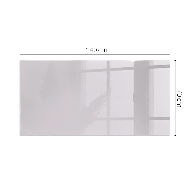 Glass fire hearth rectangular Color Light purple