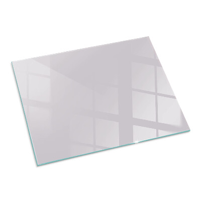 Glass fire hearth rectangular Color Light purple