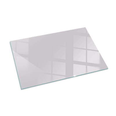 Glass fire hearth rectangular Color Light purple