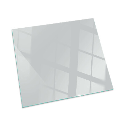Glass fire hearth rectangular Color Gray