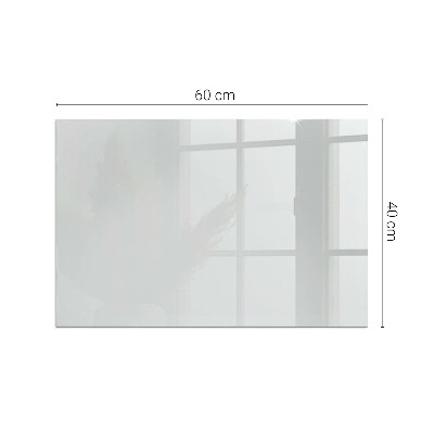 Glass fire hearth rectangular Color Gray