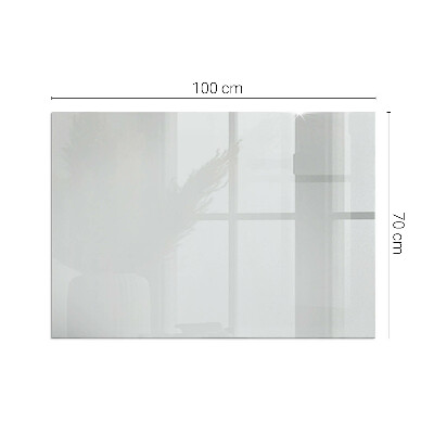 Glass fire hearth rectangular Color Gray
