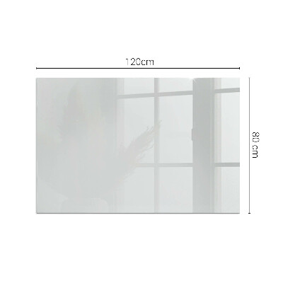 Glass fire hearth rectangular Color Gray