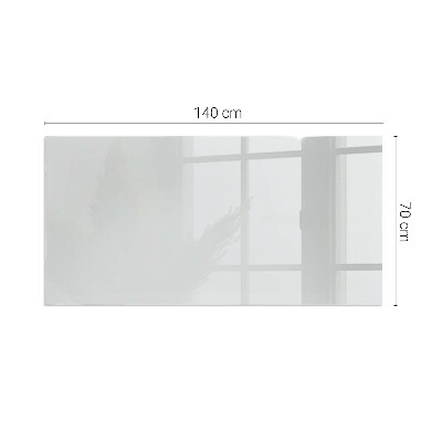 Glass fire hearth rectangular Color Gray