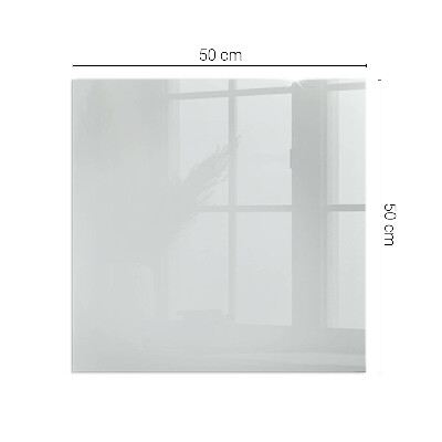 Glass fire hearth rectangular Color Gray