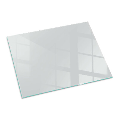 Glass fire hearth rectangular Color Gray