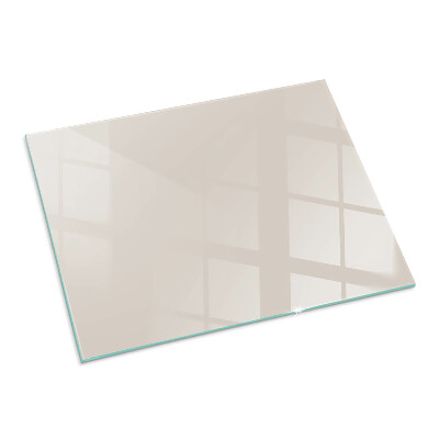 Corner glass hearth rectangular Color Pale pink