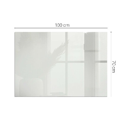 Glass fire hearth rectangular Color Gray