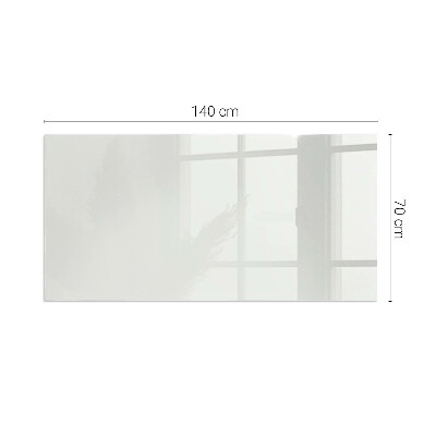 Glass fire hearth rectangular Color Gray