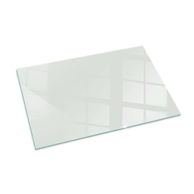 Glass fire hearth rectangular Color Gray
