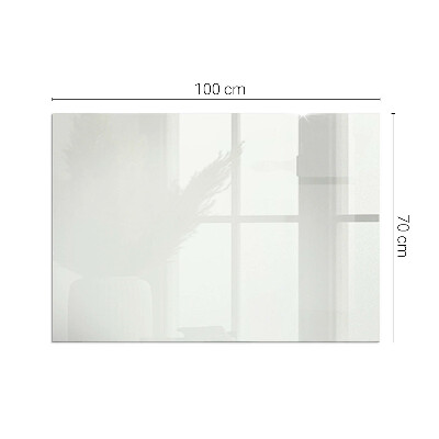 Corner glass hearth rectangular Ivory color