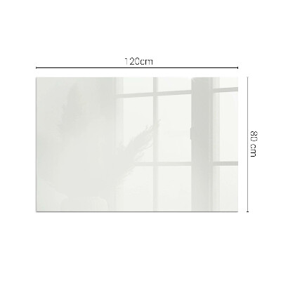 Corner glass hearth rectangular Ivory color