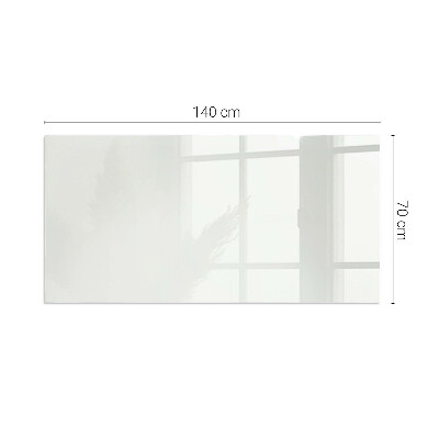 Corner glass hearth rectangular Ivory color