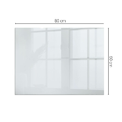 Glass fire hearth rectangular Color Light grey