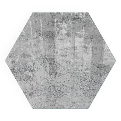 Sechseckige corner glass hearth Background with an abstract structure