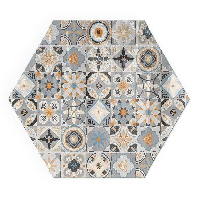 Sechseckige glass hearth pad Mosaic tile patterns