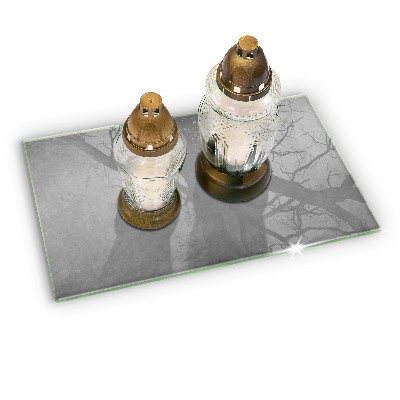 Grave candle coaster decorative Concrete background texture