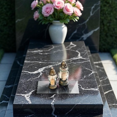 Grave candle coaster decorative Concrete background texture