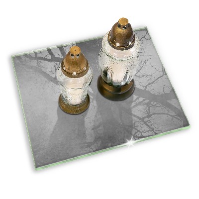 Grave candle coaster decorative Concrete background texture