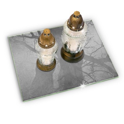 Grave candle coaster decorative Concrete background texture