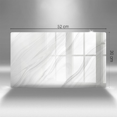 Glass candle plate decorative Delicate marble