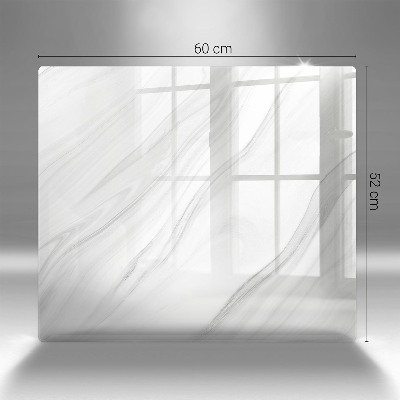 Glass candle plate decorative Delicate marble
