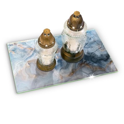 Grave candle coaster decorative Marble texture