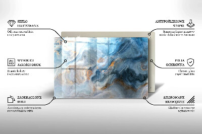 Grave candle coaster decorative Marble texture
