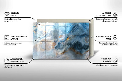 Grave candle coaster decorative Marble texture