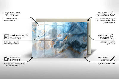 Grave candle coaster decorative Marble texture