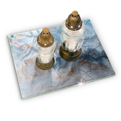Grave candle coaster decorative Marble texture