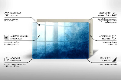 Glass candle plate decorative Abstract background