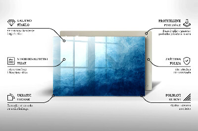 Glass candle plate decorative Abstract background