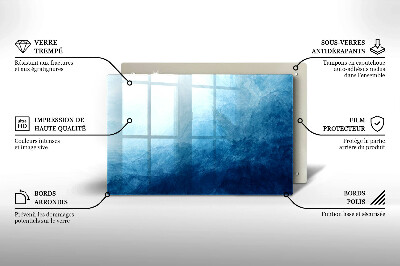 Glass candle plate decorative Abstract background